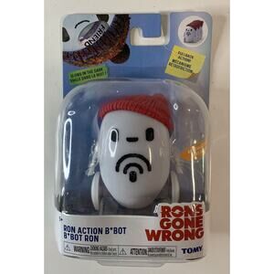 TOMY Ron's Gone Wrong Action B Bot Ron - Glow In The Dark Pullback Figure New